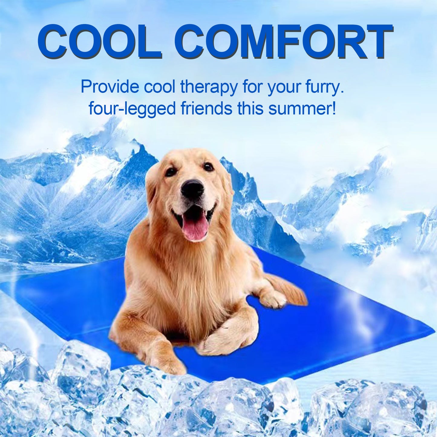 Dog Cooling Mat, Pet Cooling Mat For Dogs And Cats