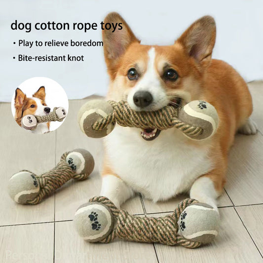 Pet/Dogs/Cats Cotton Rope Toys Ball