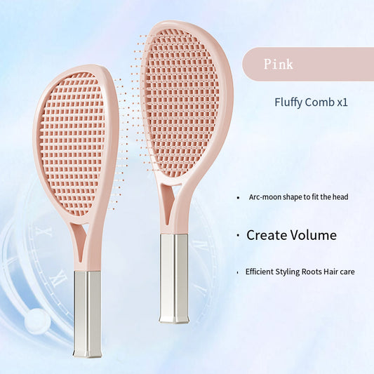 Hair Comb Tennis Racket Fluffy Combs