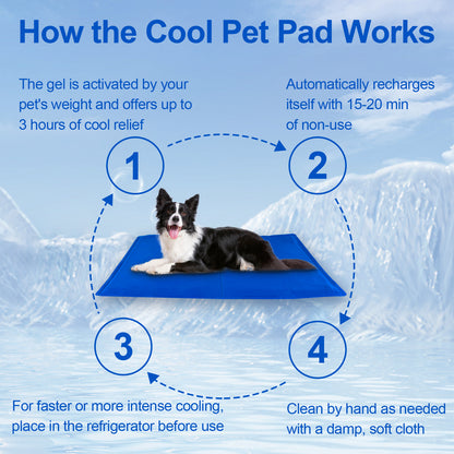 Dog Cooling Mat, Pet Cooling Mat For Dogs And Cats