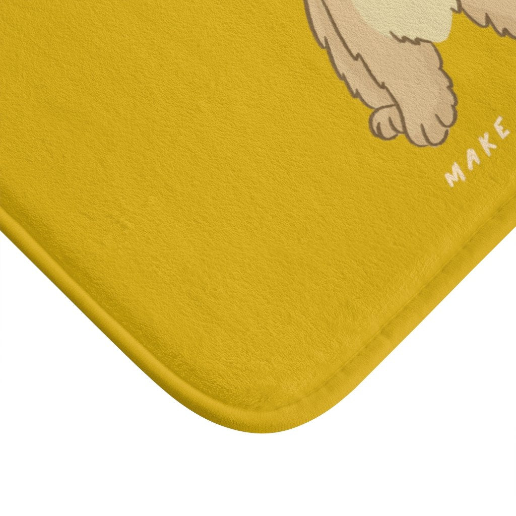 Life is Great, Dogs Make it Better Bath Mat