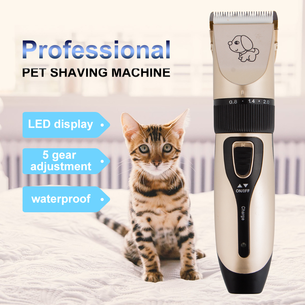 Rechargeable Dog Hair Trimmer USB Charging Electric Scissors Pet Hair
