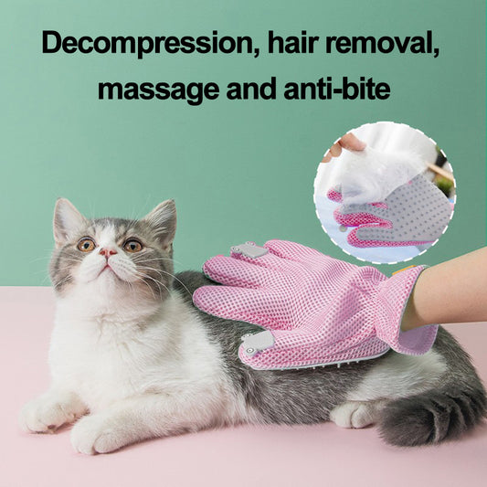 Pet/Cat Grooming Hair Removal Glove