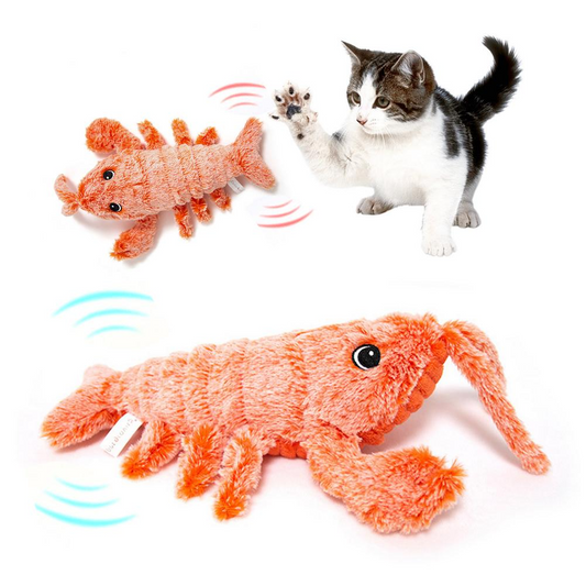 Pet Toys USB Charging Electric Jumping Shrimp